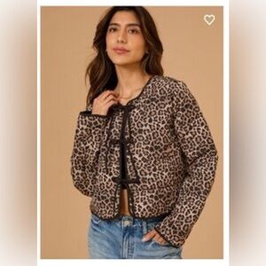 Kaya light puffer Leopard Print Women's Jacket